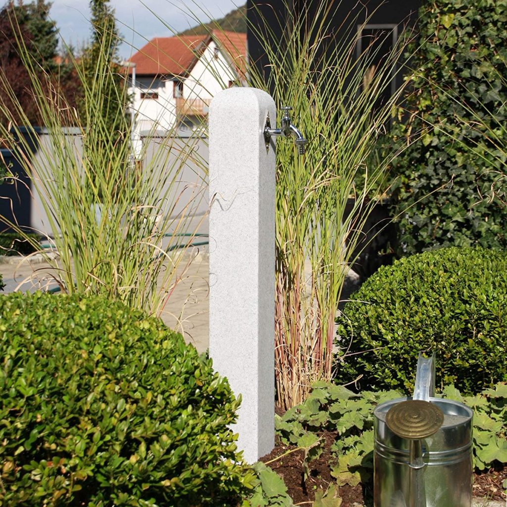 Garden Watering Post in Granite Garden Water Butts